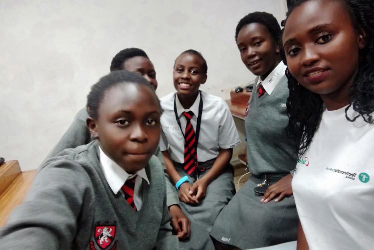 Kenya High School Students